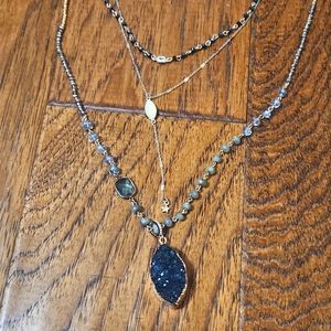 Chloe+Isabel Starry Night 3-Row Convertible Necklace